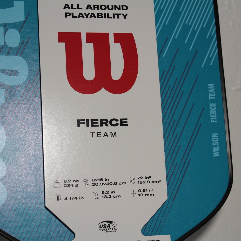 Wilson Fierce Team Pickleball Paddle